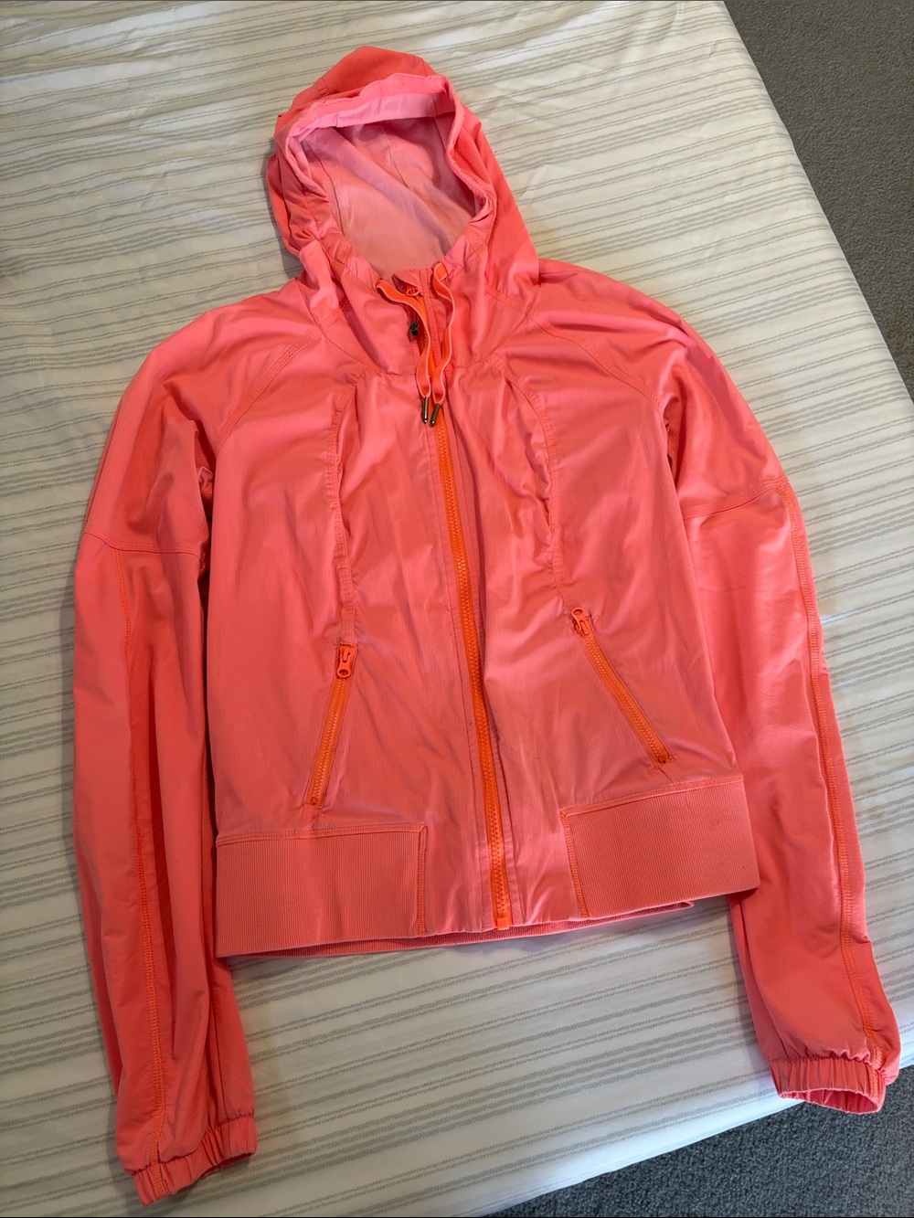 lululemon athletica Hooded Utility Jacket - Coral Pink